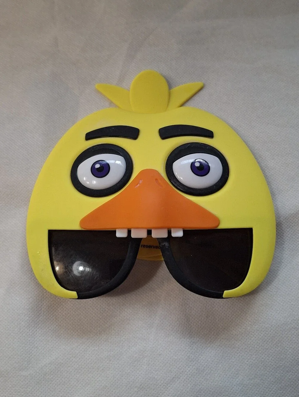 Five Nights At Freddy's Chica Novelty Sunglasses- Chicken Head Design